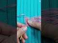 Teknik cerdas menyulam benang pink dengan alat sederhana #shorts