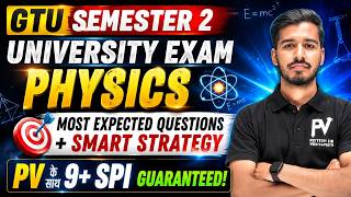 SEM 2 🔥PHYSICS 🔥 SUBJECT KA HOGA SUPDA SAAF ✅ TARGET 9+ SPI PV KE SATH 😱 SHANUSIR 🔥