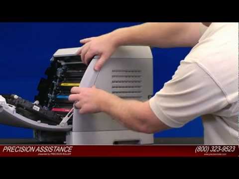 HP Color LaserJet 2600N Transfer Belt Kit  Instructional Video - video from Precision Roller