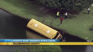 After bus crash, Hillsborough parents want answers from district