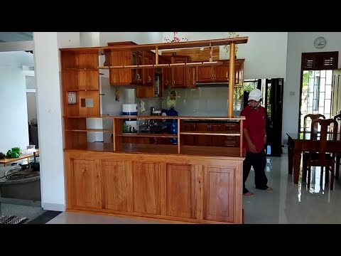 Video Quầy bar bếp. Cách thiết kế kích thước chuẩn.Đồ gỗ... - youtube