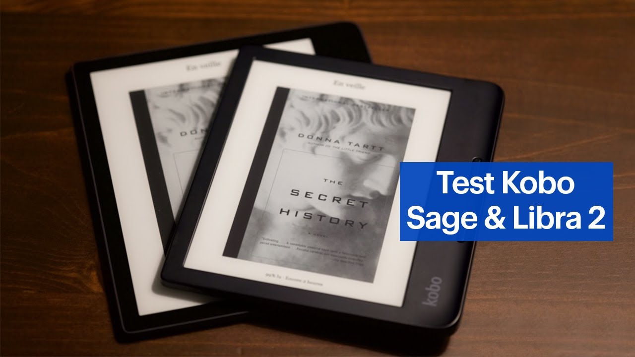 Test des liseuses Kobo Libra 2 et Sage 