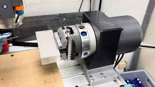 Quick test of the new 4th axis