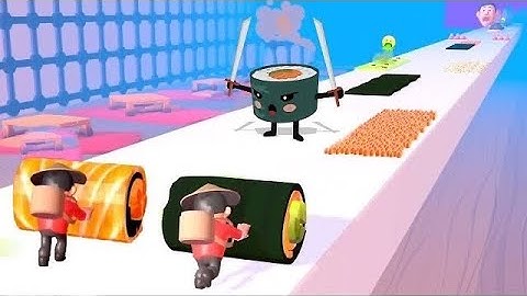 SUSHI RUNNER All Levels Gameplay (Android-iOS) NEW UPDATE GAME