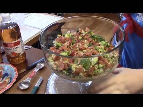 How We Make Broccoli Salad, Best Old Fashioned Southern Salad Recipes