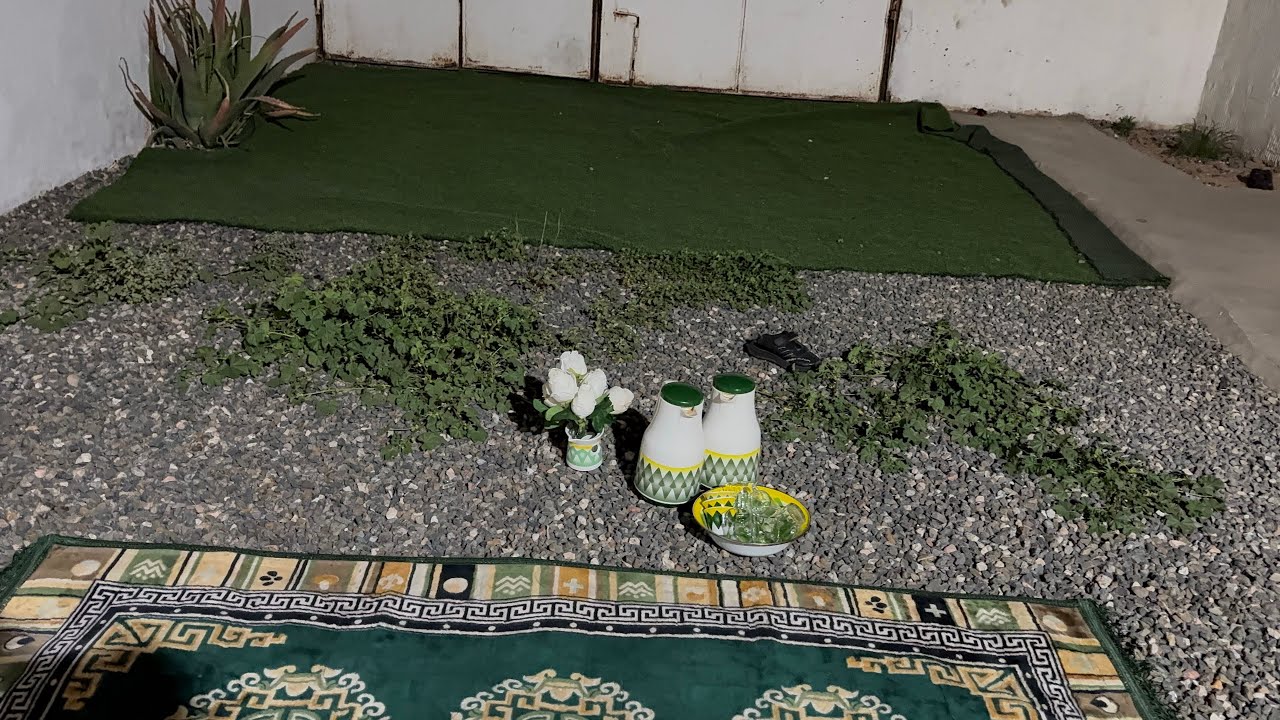 روتين رمضاني وطلعت بيت عمتي الحنون 🌱🤍سويت ماسك السدر للعيد 😍👍