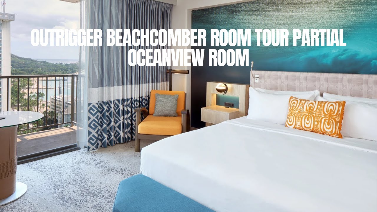 Room tour of the Outrigger Beachcomber Resort in Waikiki in Oahu Hawaii