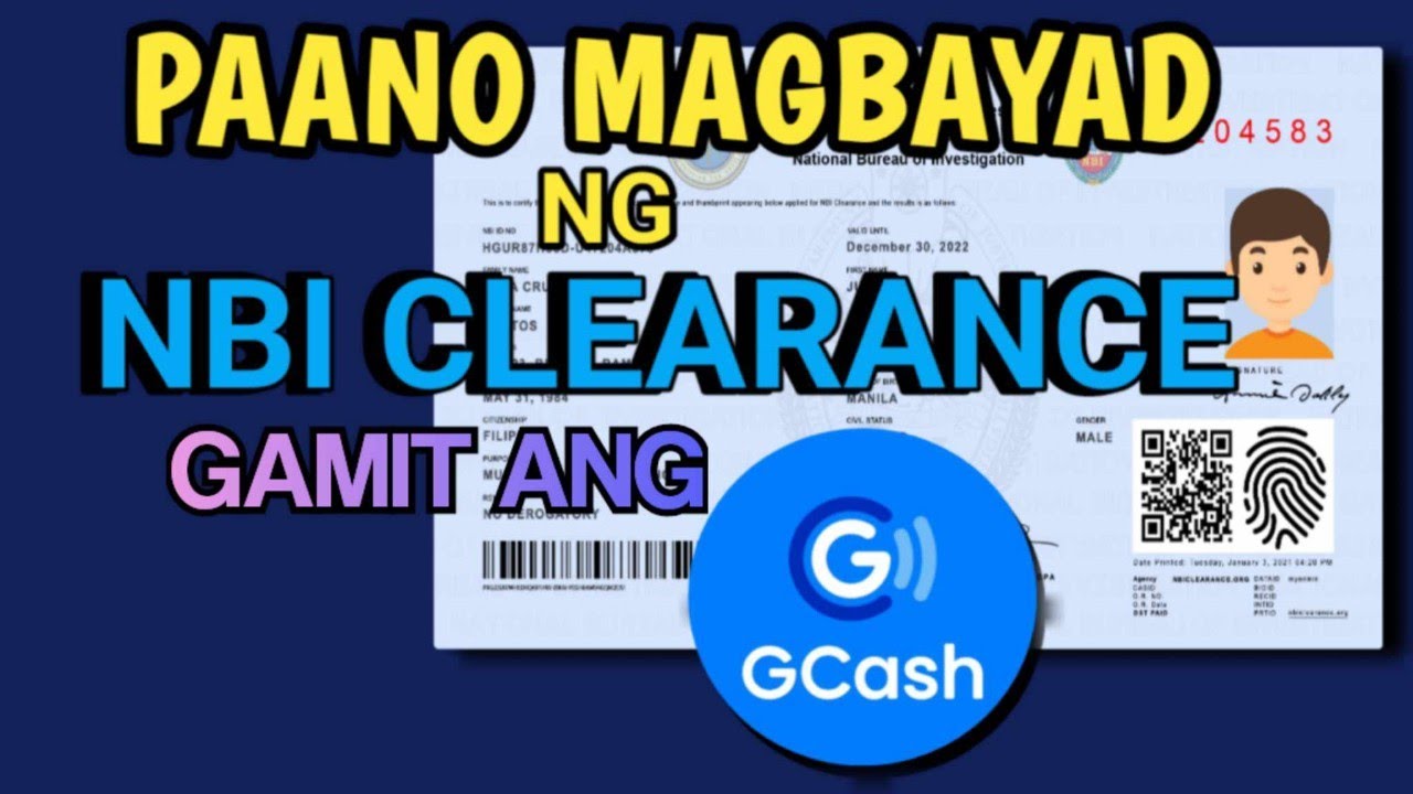 Paano magbayad ng nbi clearance gamit ang gcash how to pay nbi