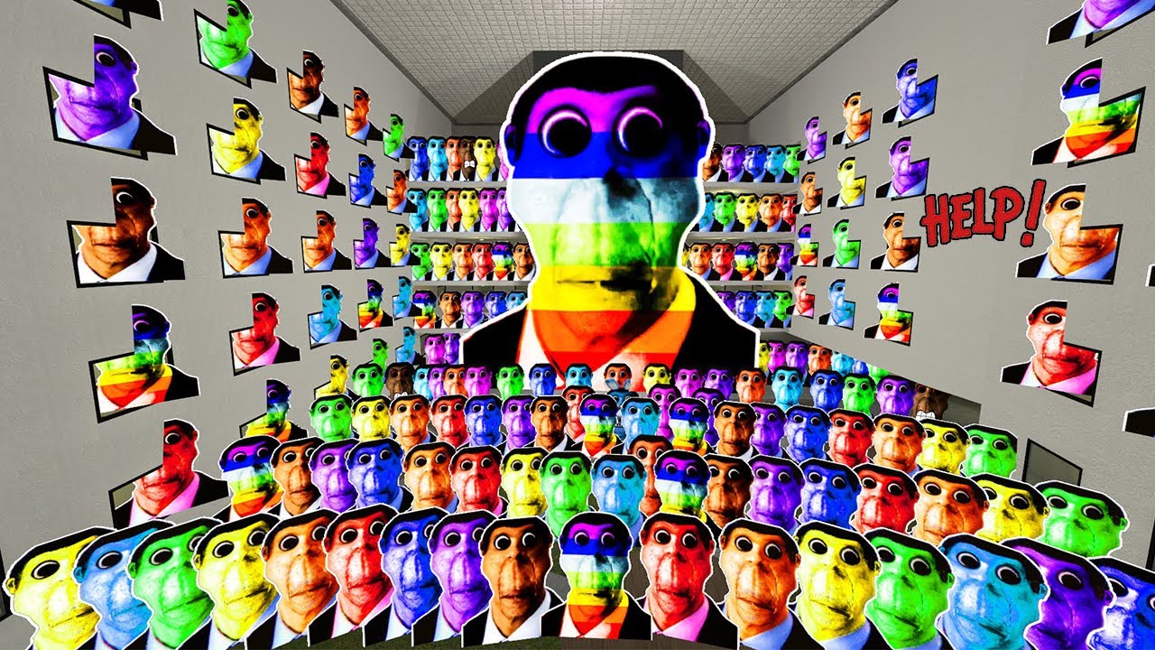 RAINBOW OBUNGA AND ROSALIA BIG BOSS VS TOO MUCH ULTIMATE NEXTBOTS NEW UPDATE  in Garry's Mod!!!
