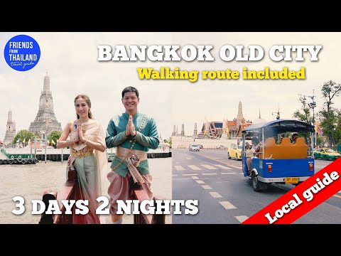 Bangkok Travel guide: old part along the river!  LOCAL TOURIST EP.01