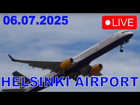 Rainy 馃導鈽旓笍馃敶LIVE Helsinki Airport Plane Spotting (EFHK/HEL)