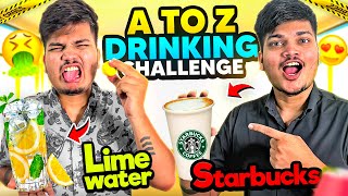 A TO Z DRINKING CHALLENGE GONE COMPLETELY WRONG🤮!! -RITIK JAIN VLOGS