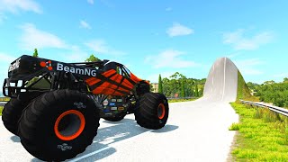 Monster Truck vs Giant Bulge – BeamNG.Drive I Ayieeeks Gaming