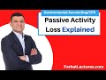 Passive Activity Loss Limitation