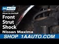 How to Replace Strut Spring Assembly 2002-03 Nissan Maxima