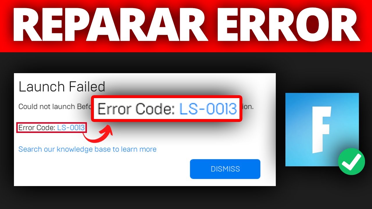 Cmo Solucionar El Cdigo De Error De Fortnite LS 0013 2024