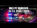 WILD PIT MANEUVER: 15-Year-Old Fleeing in a Stolen Truck!