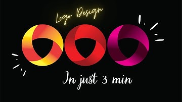 2 minute Logo Design In #adobeillustrator/How to make 3D logo in #easy  way-for Free #easy #logo 1