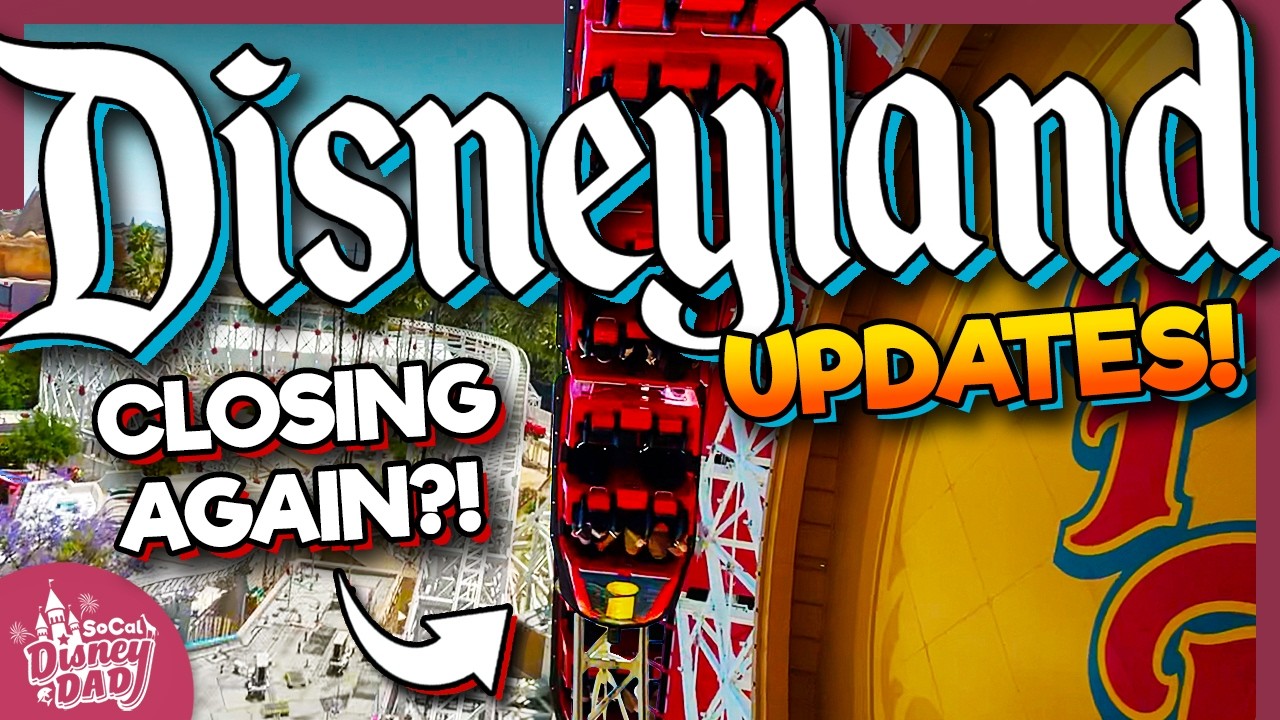 8 аттракционов Диснейленда ЗАКРЫВАЮТСЯ в ЯНВАРЕ 2026 ГОДА | Информация о ходе строительства
