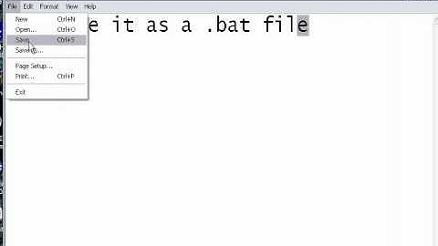 Command Prompt Hacks with .bat