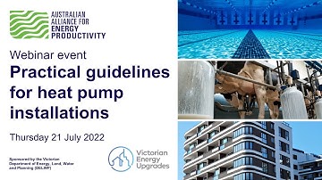 A2EP webinar: Practical Guidelines for Heat Pump Installations