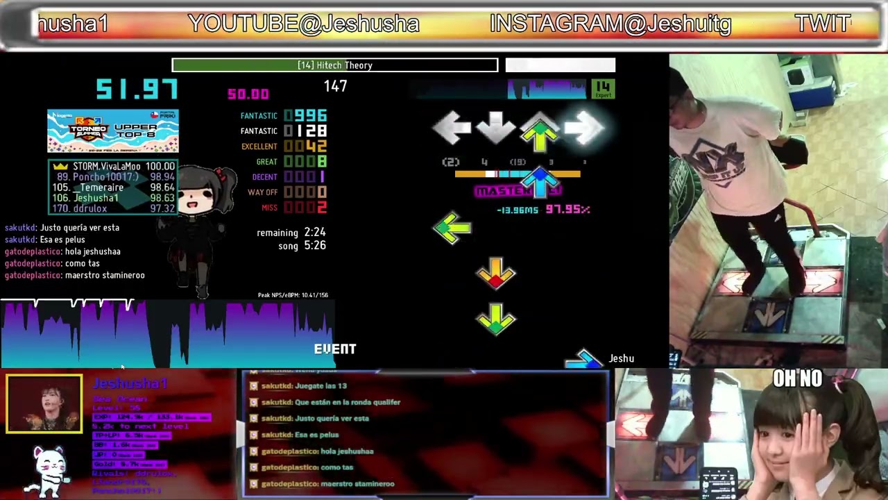 Jeshu - Hitech Theory Lv14 96.81 EX (98.78%) 147bpm
