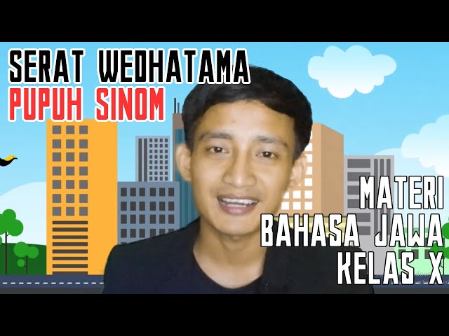 Tembang Macapat Sinom | Serat Wedhatama | Materi Bahasa Jawa Kelas 10 SMA SMK MA class=