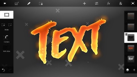 How to Make Awesome Texts - Tutorial PS Touch