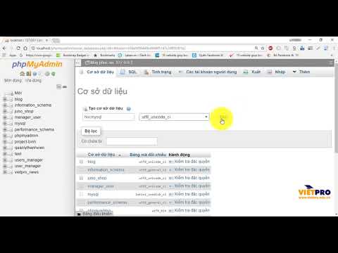 Video MYSQL02 - Cách Xây dựng cơ sở dữ liệu - youtube