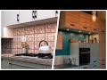 75 beautiful exposed beam kitchen with metallic backsplash design ideas 954 