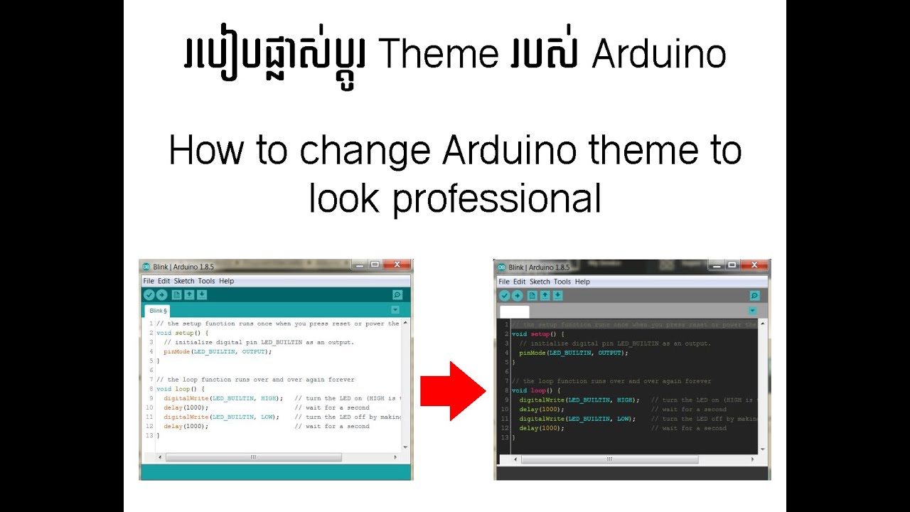 Change Arduino Theme at James Roush blog