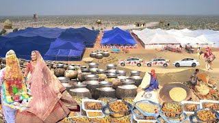 Огромная свадьба в деревне Пакистана | Приготовление еды на 15000 человек | Деревенская еда