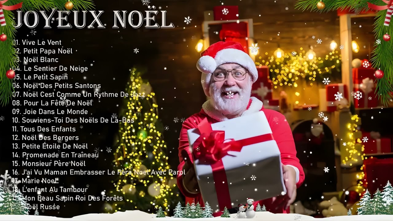 Musique de Noel en Francais 2024 ❄️ Compilation Chansons de Noel ❄️ Joyeux  Noel et Bonne Année 2024 