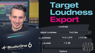 Target Loudness Options in Studio One 6