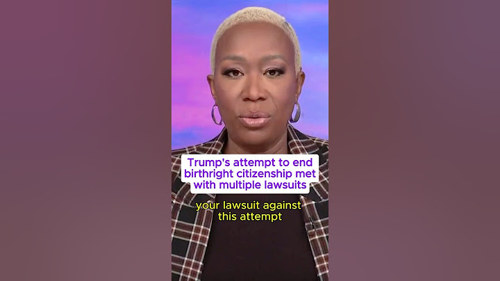 Trump attempts to end birthright citizenship
