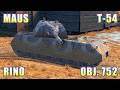 MAUS T 54 RINOCERONTE OBJ 752 World of Tanks Blitz MAUS T 54 RINOCERONTE OBJ 752 World of Tanks Blitz