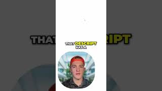 Descript: AI Video Editing Software Tutorial #shorts