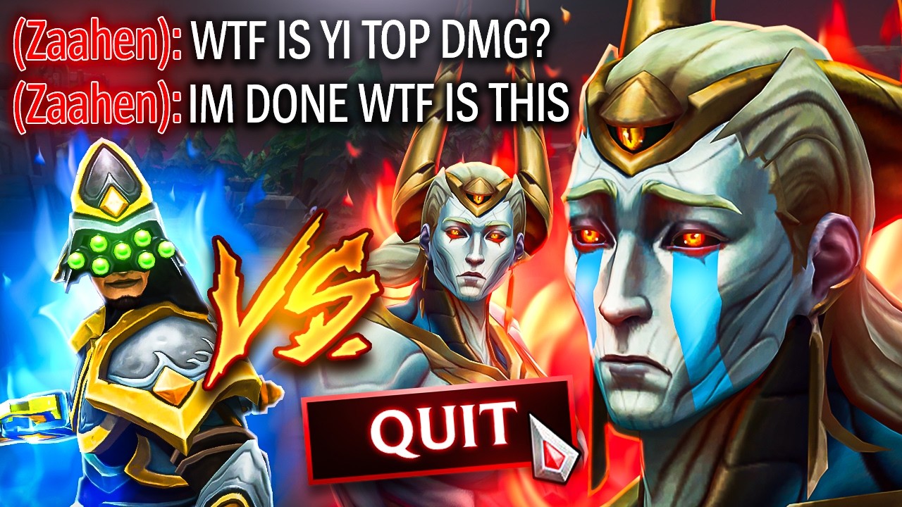 HOW TO MAKE PEOPLE GIVE UP WITH MASTER YI TOP...