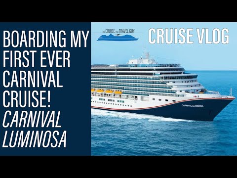 I'm about to board my *FIRST* Carnival Cruise! | Carnival Luminosa Video Thumbnail