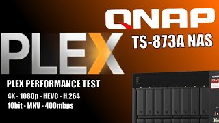 QNAP TS-873A NAS Plex Tests - 4K & 1080p