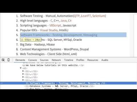 How to inspect elements in chrome