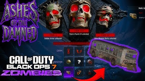 HOW TO GET THE BUS RELIC IN BLACK OPS 7 ZOMBIES CURSED MODE