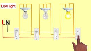 Tunnel Wiring Connection Diagram || Two way Switch Connection || It