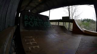 Frontflip off skateboard
