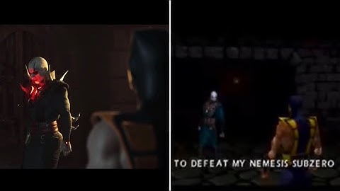 Mortal kombat 4 remake Scorpion ending comparison N64