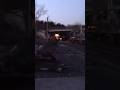 Ex CSX C40-8's on ST BFPO at Stateline w/ Horn Salutes! and Meets a Westbound! 3/5/2017 #shorts