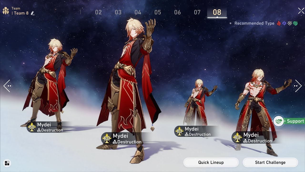 4 MYDEI Duplicate Team Showcase Deleting All Weekly Boss | Honkai Star Rail