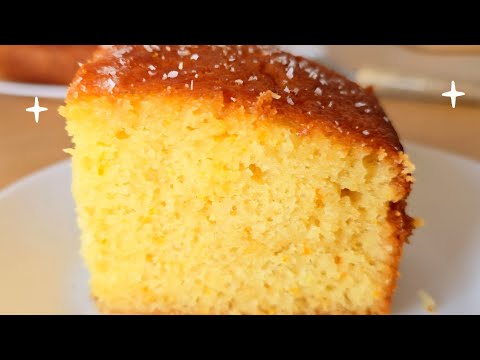 EL POSTRE MÁS RICO Y FÁCIL🍊 EN 5 MINUTOS, CON 4 NARANJAS, PASTEL DE NARANJA💖#orangecake