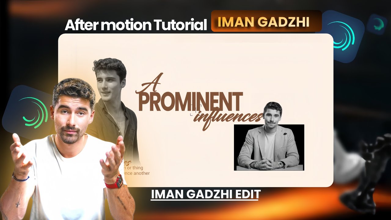 ||Best Iman Gadzhi Edit On After motion | Easy Tutorial for Beginners Step - by - Step ||.