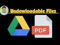 How to download protected/ view only pdf files from google drive